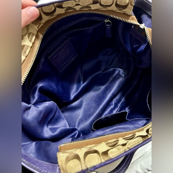 COACH PARK SIGNATURE HOBO SHOULDER BAG - Picture 3 of 6